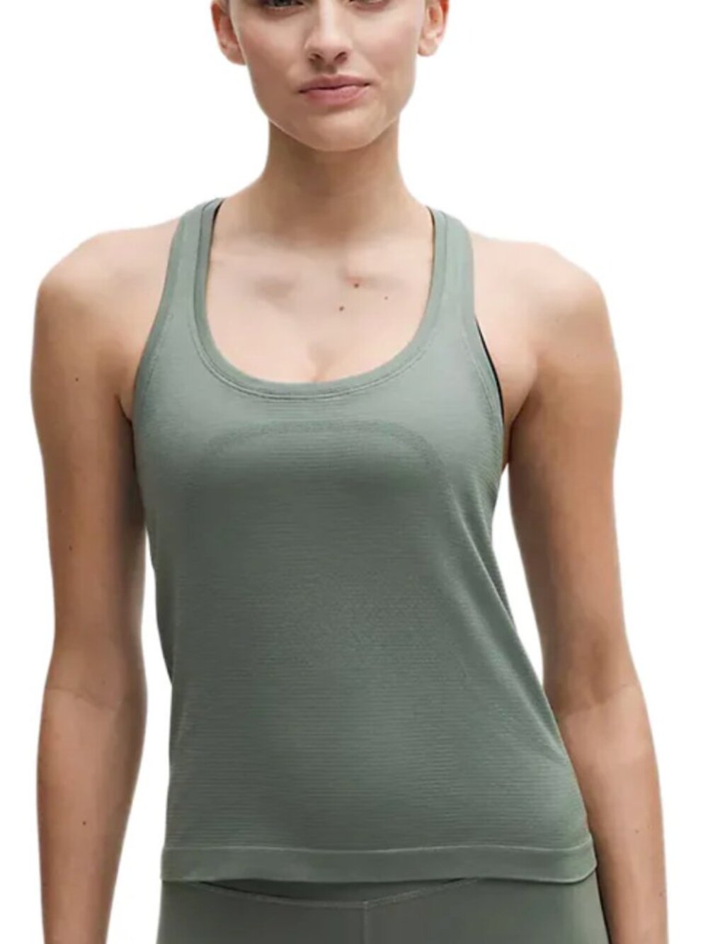 Lululemon Women's Run Swiftly Tech Racerback Workout Tank top - Lt Green - sz 6